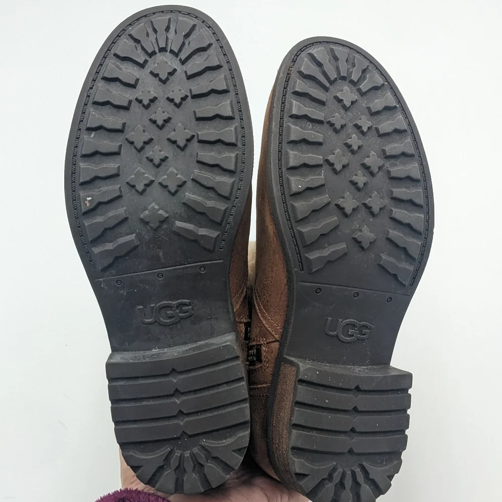 UGG Blayre II Leather And Shearling Boots